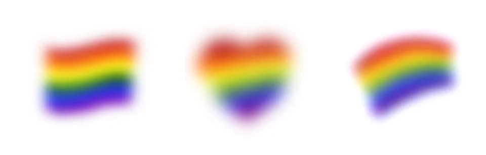 Rainbow blured abstract background for your design Stock Illustration