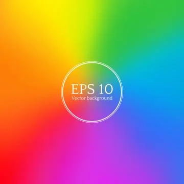 Rainbow blurred background Stock Illustration