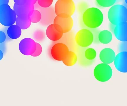 Rainbow bokeh background Illustrazione stock