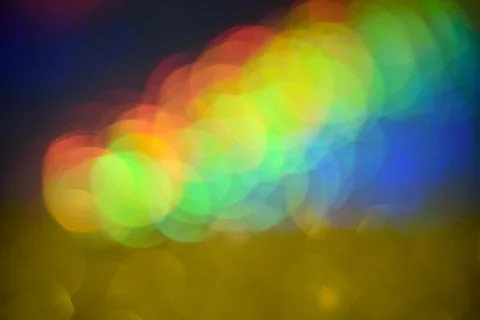 Rainbow bokeh background. Stock Photos