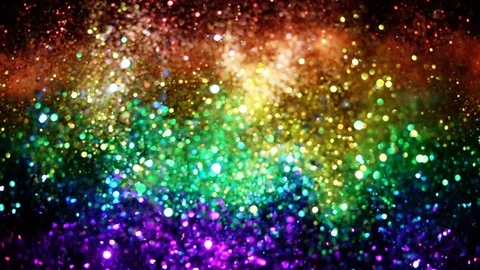 Rainbow Glitter Dots Photo Backdrop Christmas Day Kids Happy