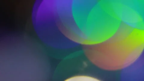 Rainbow bokeh light leak video for overlay effects Stock-Footage 309579529