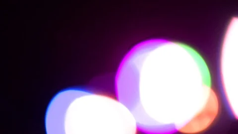 Rainbow Bokeh Light Leaks 4K - Overlay this on your footage Stock Footage 88897920