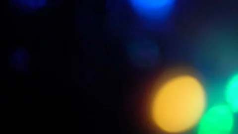 Rainbow Bokeh Light Leaks 4K - Overlay this on your footage to produce beauti Stock Footage 89081925