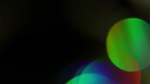 Rainbow bokeh movement on the right 스톡 동영상 309893194