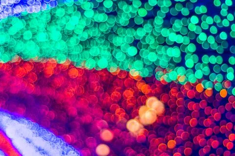 Rainbow bokeh Stock-Fotos