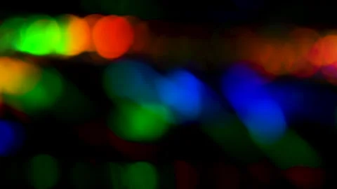Rainbow bokeh prism light leaks and flares surface texture movement, 3 clips Stock Footage 154385375