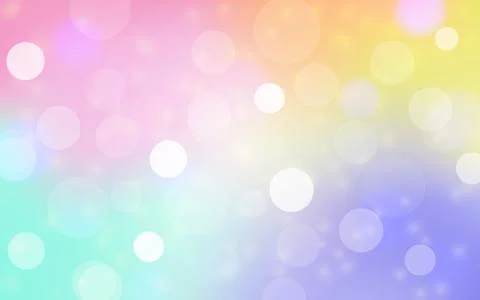 Rainbow bokeh soft light abstract background Illustrazione stock