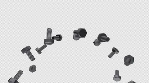 A rainbow of bolt . The vertical carousel. They rise and fall. The movement of 3 Stock Footage 147095822