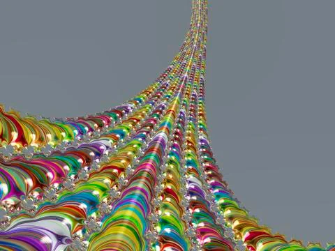 Rainbow Bridge - Background Illustration Stock Illustration