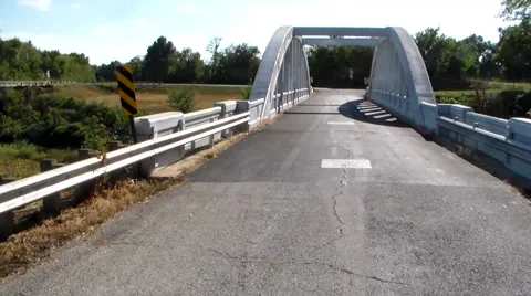 Rainbow Bridge Drive Through Stock Footage 55270476