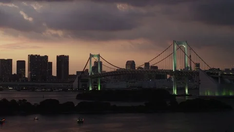 Rainbow Bridge Stock Footage 82490792