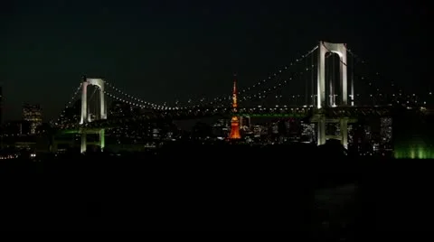 Rainbow Bridge Time Lapse Stock-Footage 12424949