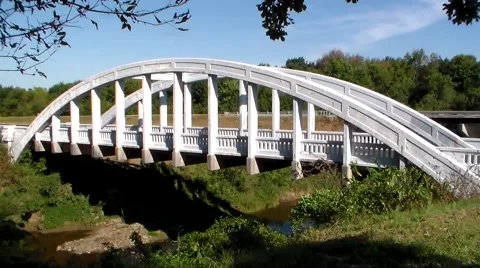 Rainbow Bridge West Still Stock Footage 55270472