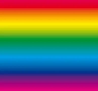 Rainbow bright horizontal lines background Stock Illustration