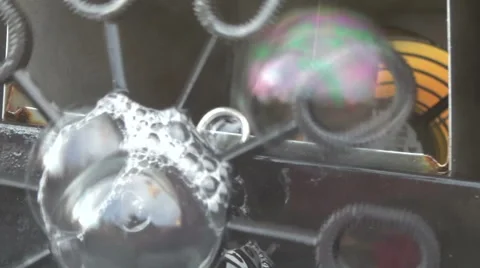 Rainbow bubble machine 02 動画素材 41544027