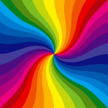 Rainbow burst Illustration