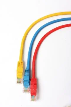 Rainbow cables Stock Photos
