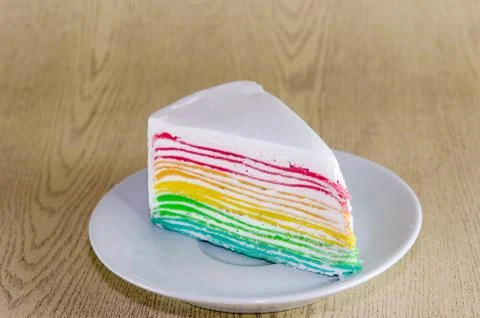 Rainbow cake Stock Photos