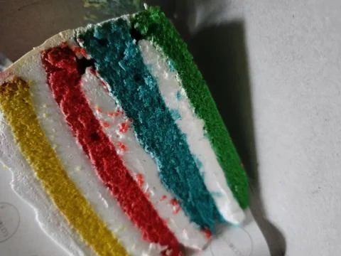 Rainbow cake Stock Photos