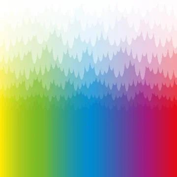 Rainbow Cascades Waterfall Pattern Background Stock Illustration