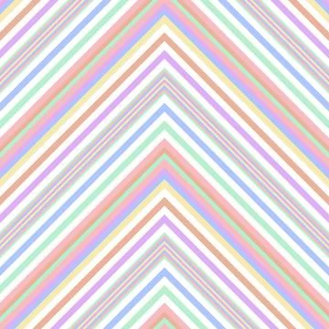 Rainbow Chevron Diagonal Stripes seamless pattern background イラスト素材
