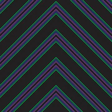 Rainbow Chevron Diagonal Stripes seamless pattern background Stock Illustration