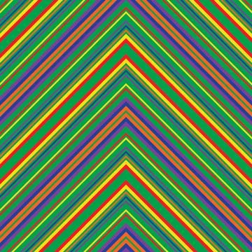 Rainbow Chevron Diagonal Stripes seamless pattern background Stock Illustration