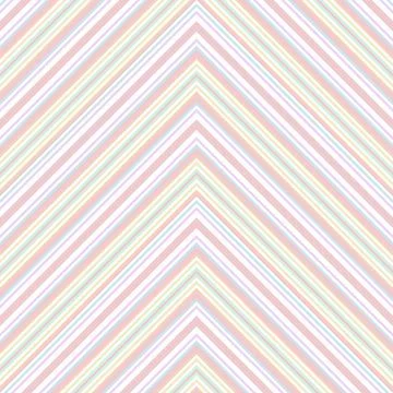 Rainbow Chevron Diagonal Stripes seamless pattern background Stock Illustration