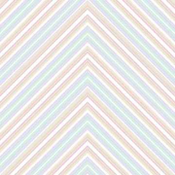 Rainbow Chevron Diagonal Stripes seamless pattern background Stock Illustration