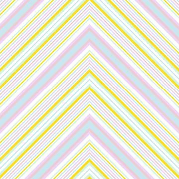 Rainbow Chevron Diagonal Stripes seamless pattern background Stock Illustration