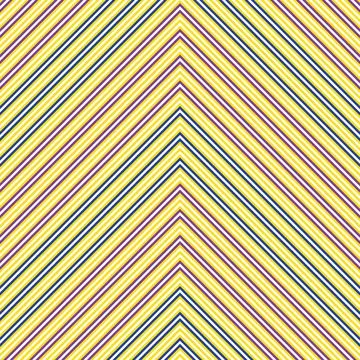 Rainbow Chevron Diagonal Stripes seamless pattern background Illustrazione stock
