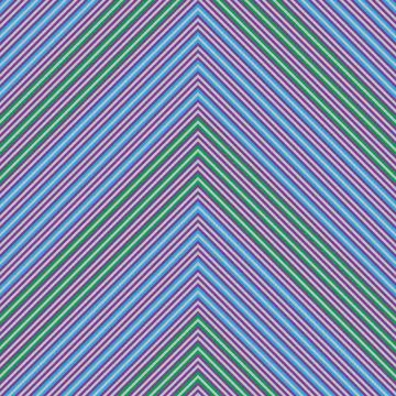 Rainbow Chevron Diagonal Stripes seamless pattern background Stock Illustration