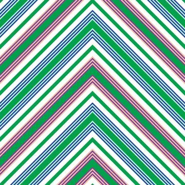 Rainbow Chevron Diagonal Stripes seamless pattern background Illustrazione stock