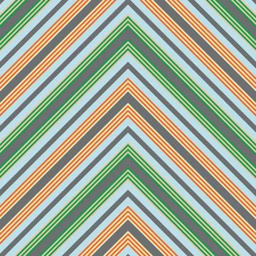Rainbow Chevron Diagonal Stripes seamless pattern background Illustrazione stock