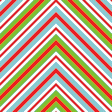 Rainbow Chevron Diagonal Stripes seamless pattern background イラスト素材