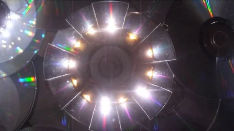 Rainbow circular with deep colorful light Stock Footage 78194198