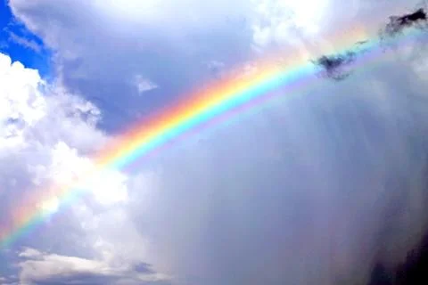 Rainbow   the cloud abstract thailand violet Stock Photos