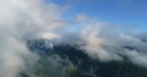 Rainbow in Cloud Stock Footage 91904393