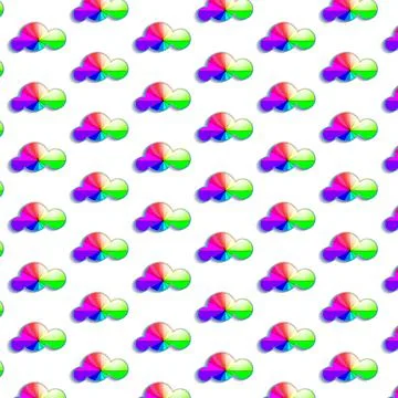 Rainbow cloud Stock Illustration