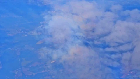 Rainbow In The Clouds Stock Footage 122920813