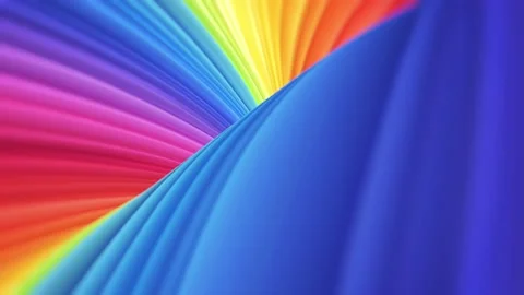 Rainbow Color Abstract Background Loop 04 Stock Footage 201135252