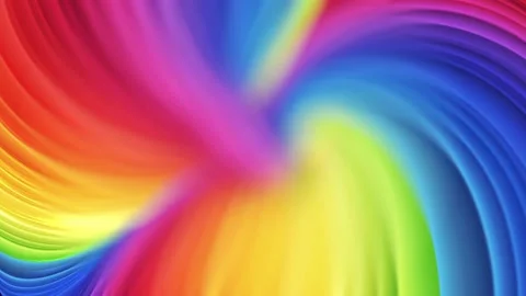 Rainbow Color Abstract Background Loop 03 Stock Footage 201135291
