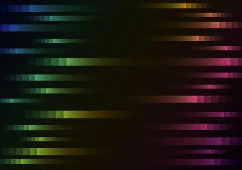 Rainbow color of abstract pixel speed background Stock Illustration