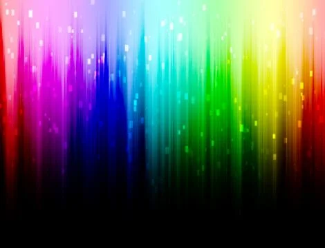 Rainbow Color Background Stock Illustration