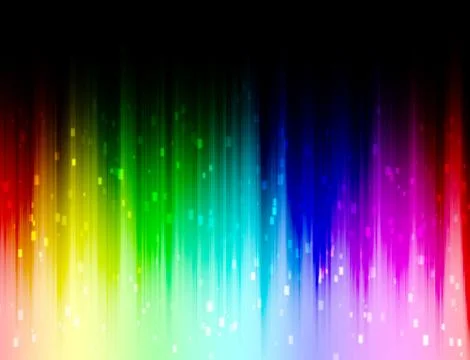 Rainbow Color Background Stock Illustration