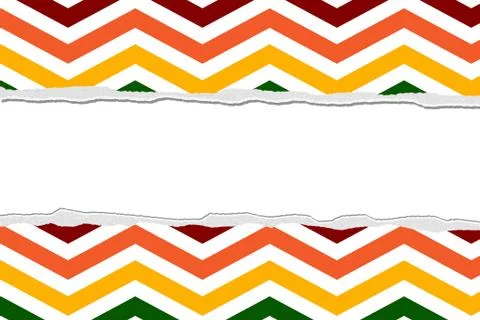 Rainbow color chevron torn background for your message or invitation Stock Illustration