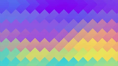 Rainbow color diagonal rectangular box pattern background Stock Footage 220660432
