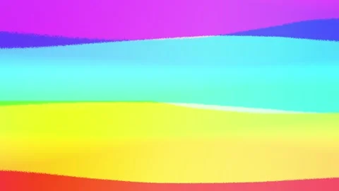 Rainbow color of fabric draw shape motion windy background Stock Footage 322898463