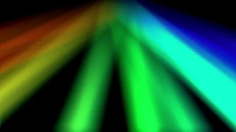 Rainbow color light leak moving in black space New quality universal motion Stock Footage 79829796